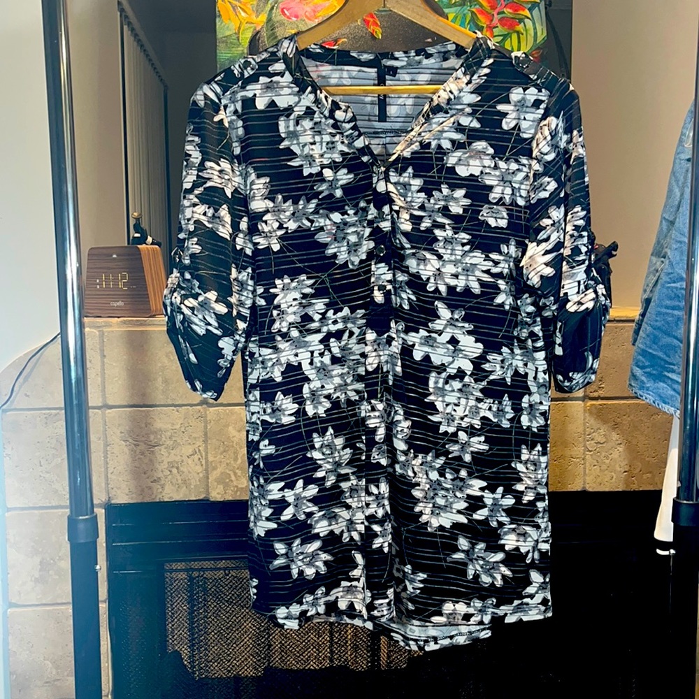 Cathy button blouse